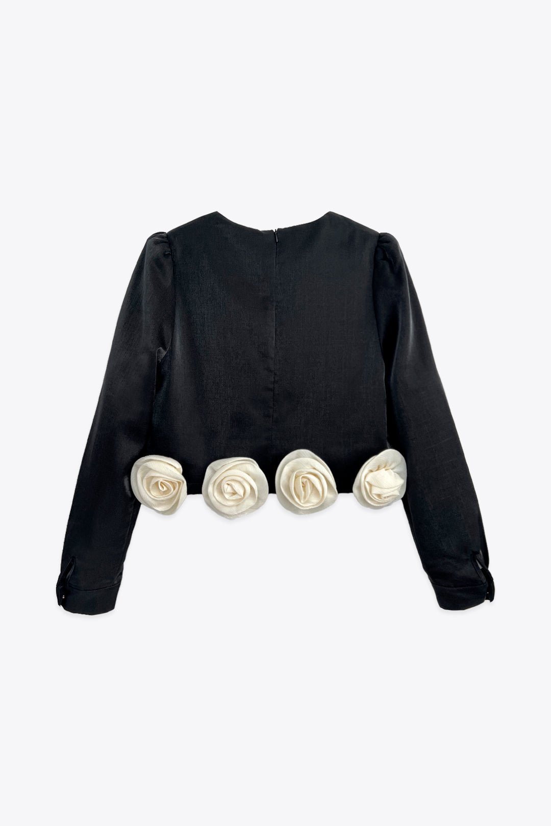 TOP À FLEURS BICOLORES