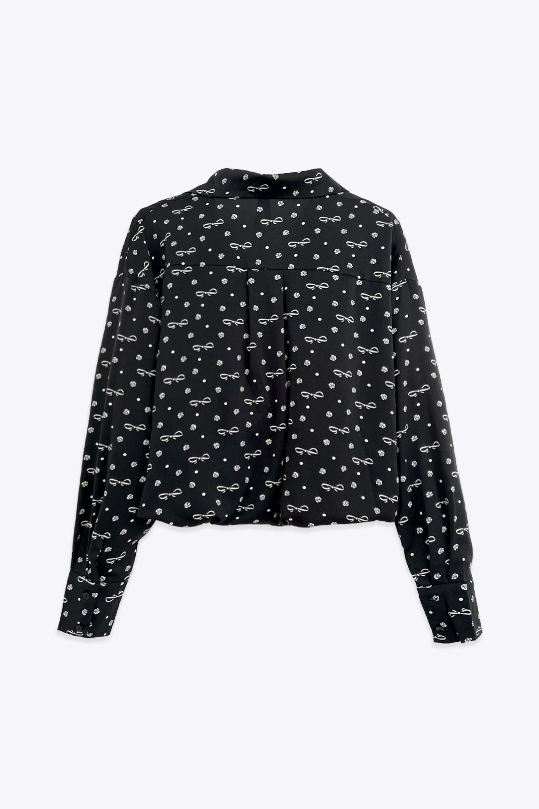 CHEMISIER IMPRIMÉ NOEUD 2 EN 1
