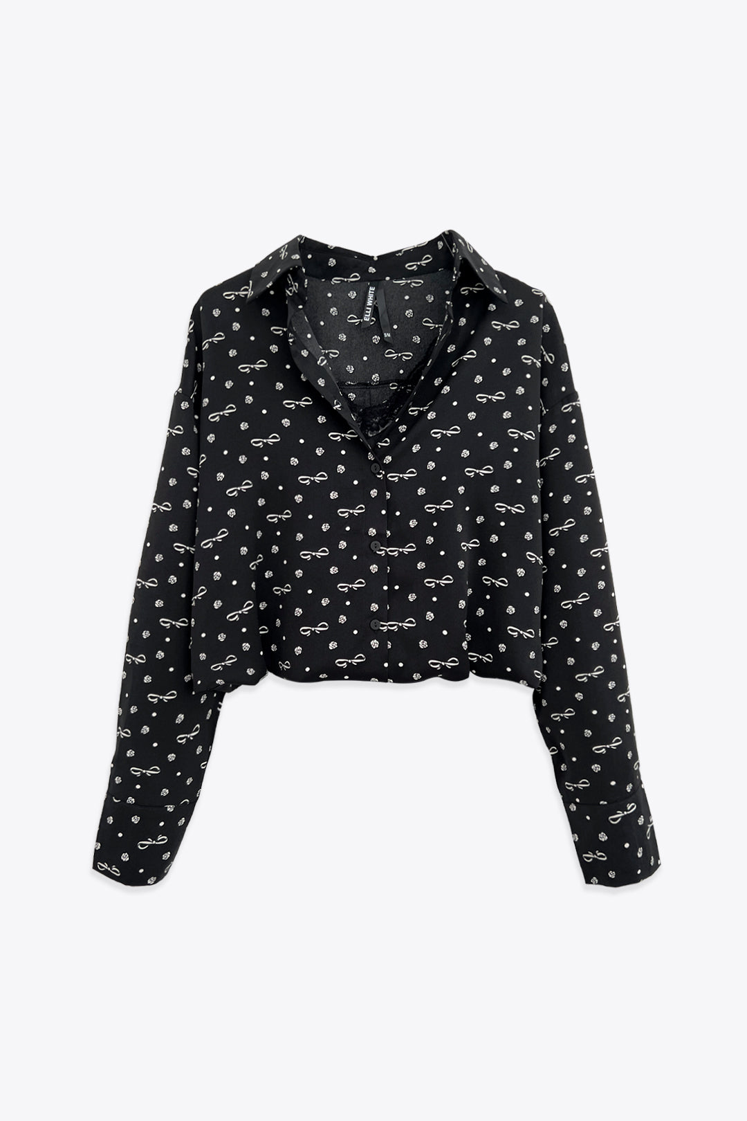CHEMISIER IMPRIMÉ NOEUD 2 EN 1