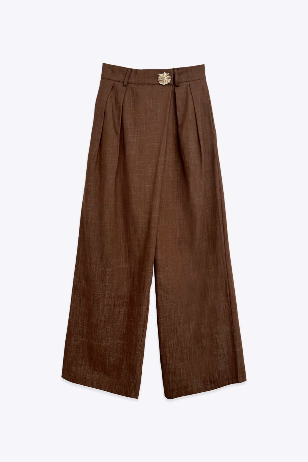 PANTALON PLISSÉ CROISÉ
