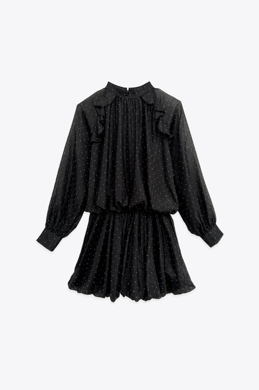 ROBE BALLON À PAILLETTES