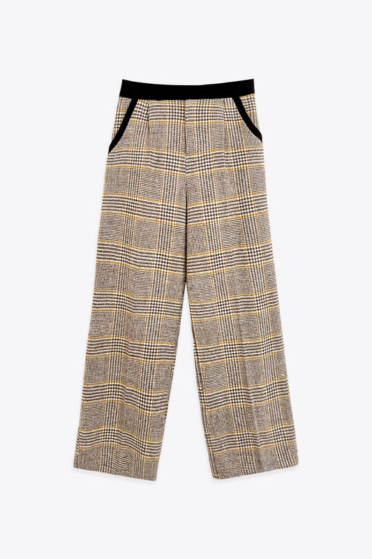 CHECKED PANTS 