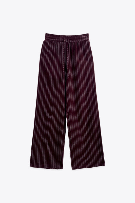 PANTALON À RAYURES