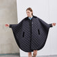 VESTE PONCHO MATELASSÉE