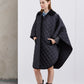 VESTE PONCHO MATELASSÉE