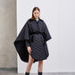 VESTE PONCHO MATELASSÉE