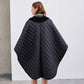VESTE PONCHO MATELASSÉE