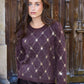 SEQUIN KNIT SWEATER