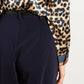 PANTALON À CEINTURE MARINE