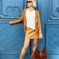 Satin Sleeveless Blazer