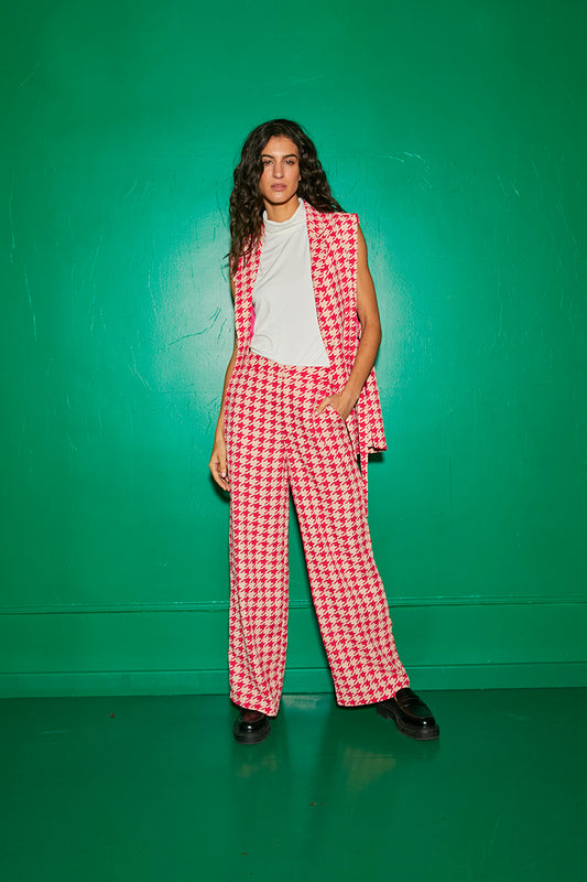 PANTALON PIEDS-DE-POULE
