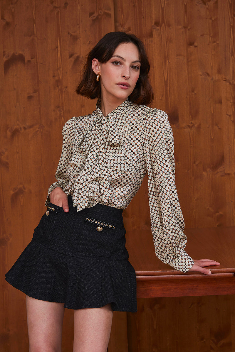 JUPE EN TWEED