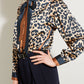 CHEMISE LEOPARD MARINE