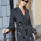 Satin Sleeveless Blazer
