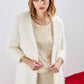 VESTE À FOURRURE BEIGE
