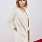 VESTE À FOURRURE BEIGE