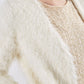 VESTE À FOURRURE BEIGE