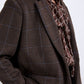 BLAZER OVERSIZE À CARREAUX EN LAINE