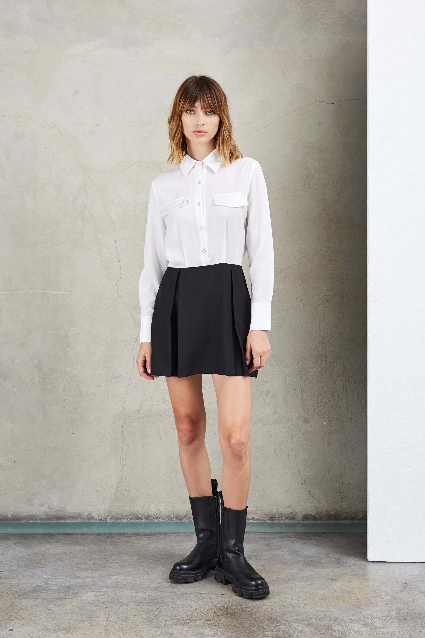 ROBE CHEMISE COURTE