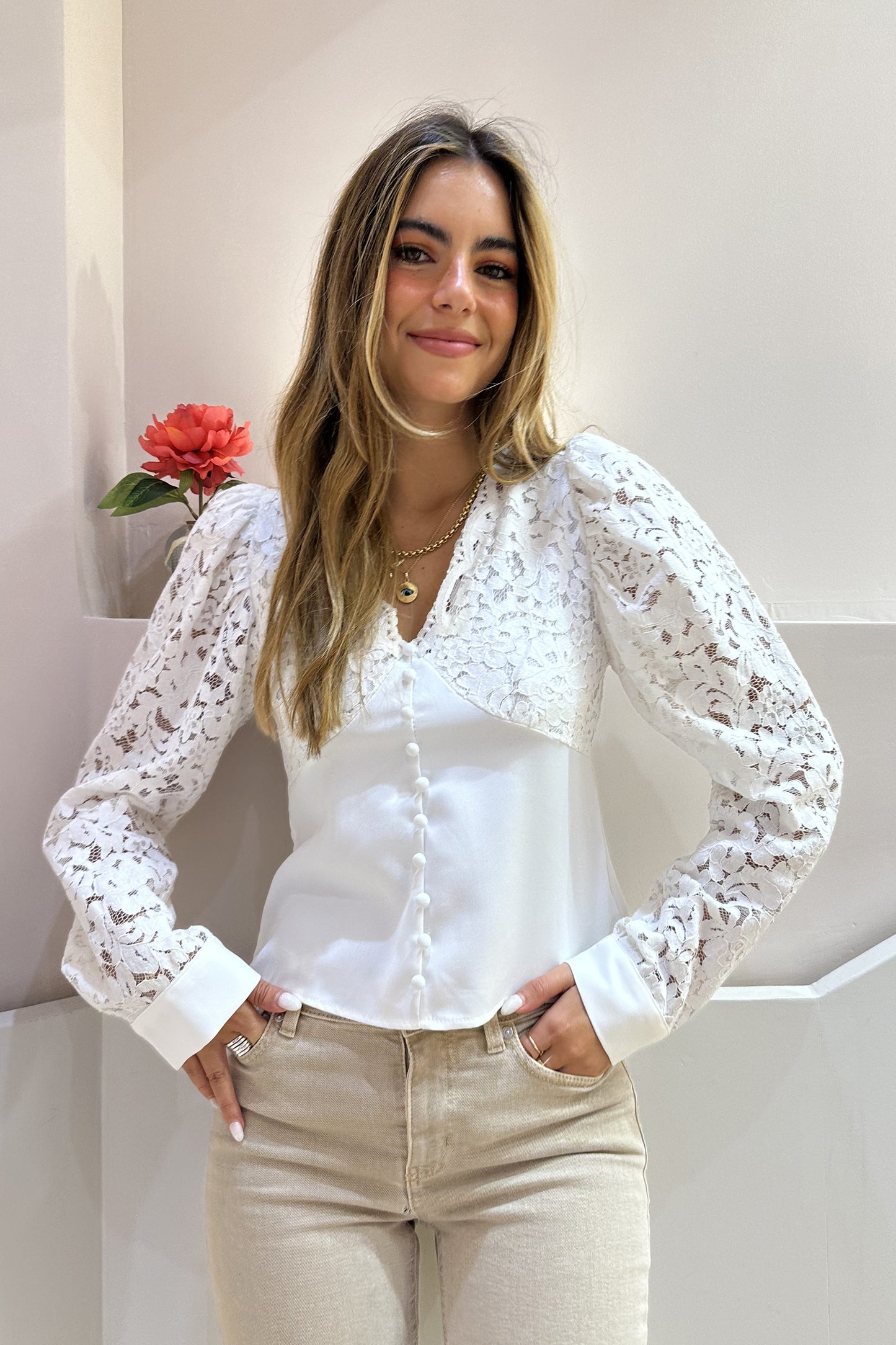 LACE TOP