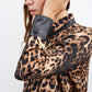 LEOPARD SHIRT IN FAUX LEATHER