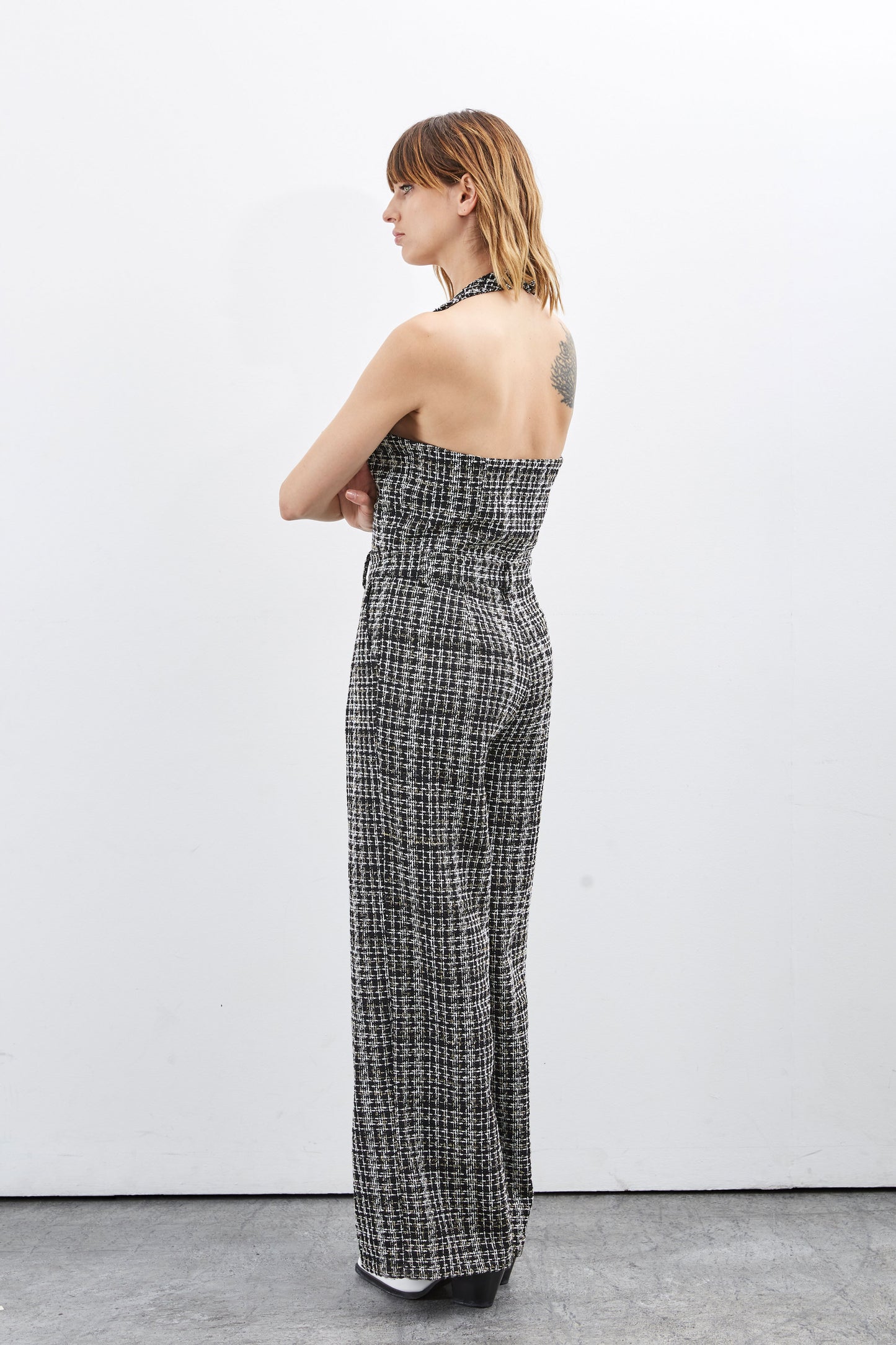 TWEED JUMPSUIT