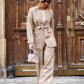 Satin Sleeveless Blazer