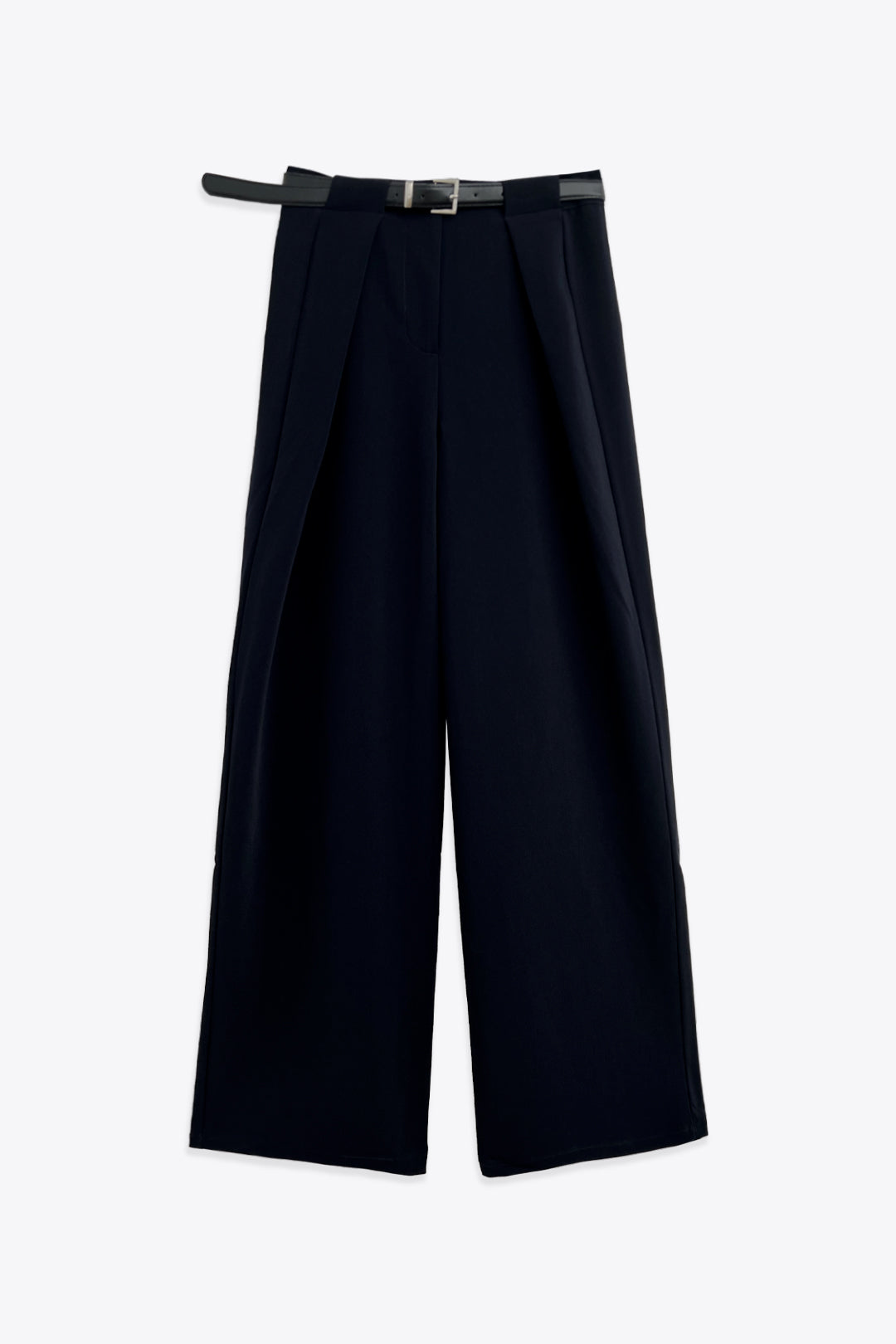 PANTALON À CEINTURE MARINE