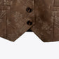 GILET SANS MANCHES FLEURIE