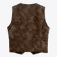 GILET SANS MANCHES FLEURIE