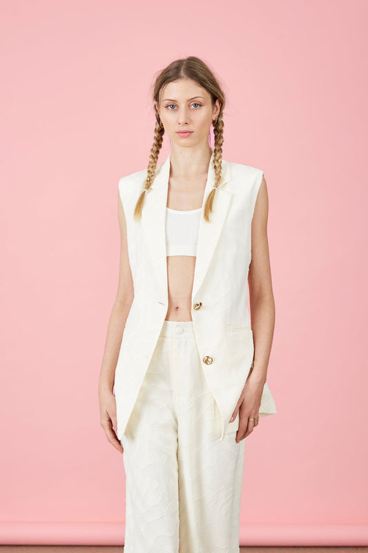 FUCHSIA TWEED JACKET 