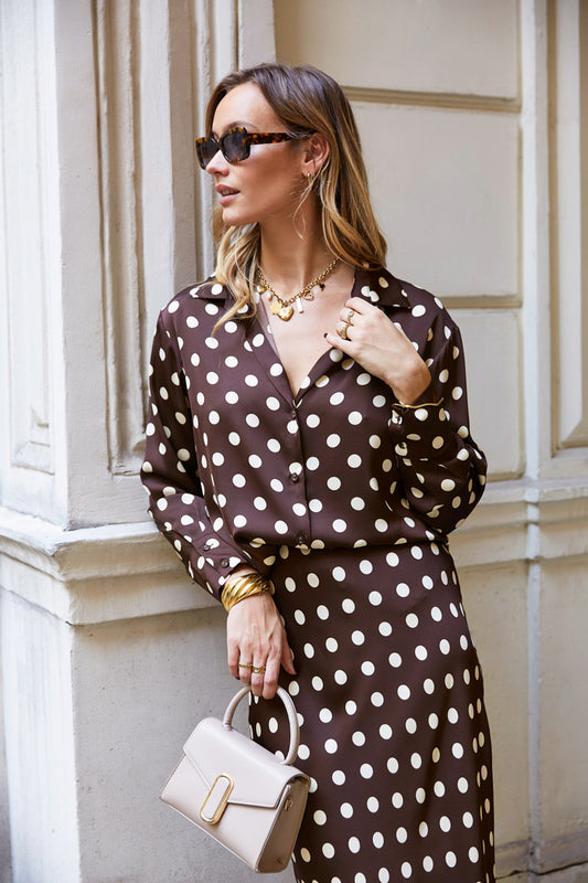 CHEMISE À POIS