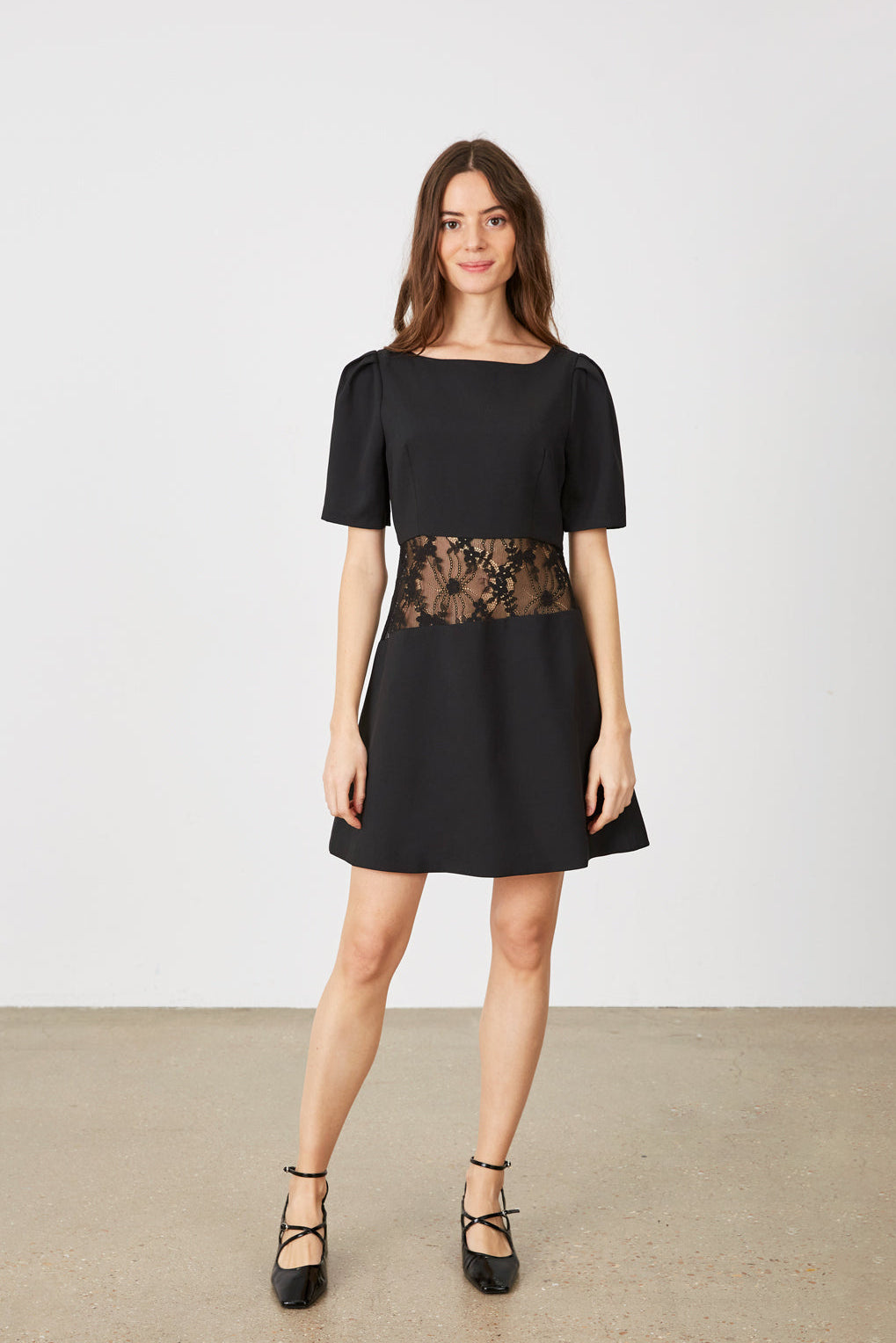 SEQUINED FLOWER DRESS