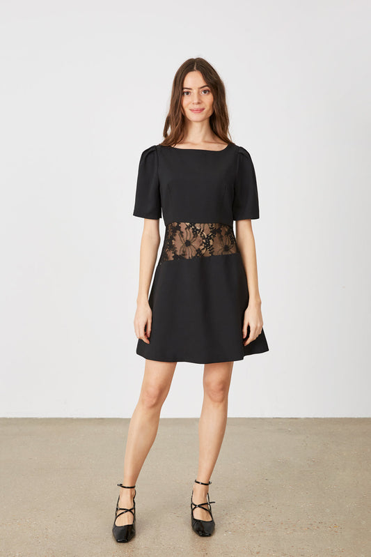 SEQUINED FLOWER DRESS