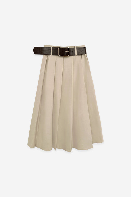 JUPE PLISSÉE ÉVASÉE