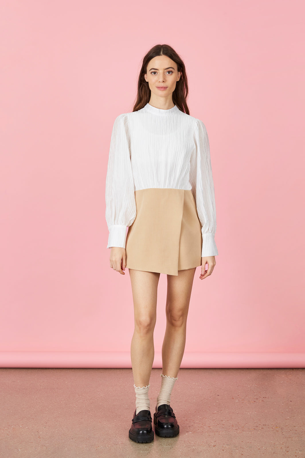 COMBISHORT BICOLORE BEIGE