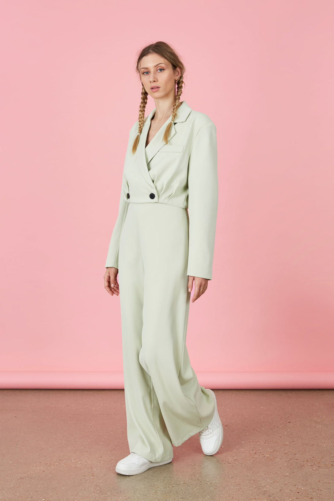 FUCHSIA TWEED JACKET 