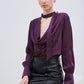TOP A COL DRAPE