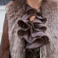 VESTE À FOURRURE SANS MANCHES