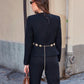 Satin Sleeveless Blazer