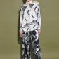 PANTALON FLEURI NOIR
