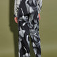 PANTALON FLEURI NOIR