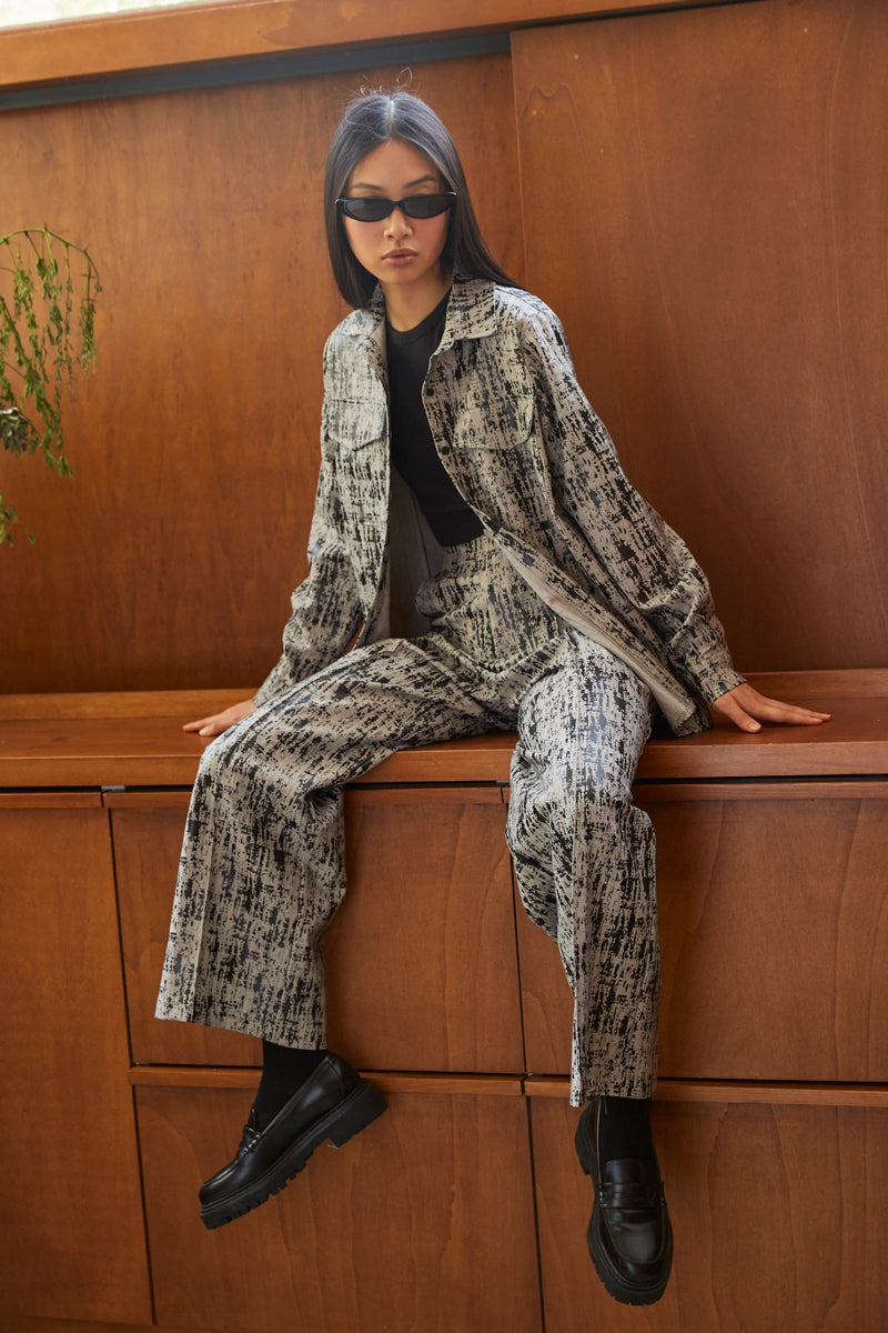 CHEMISE À IMPRIMÉ GRAPHIQUE