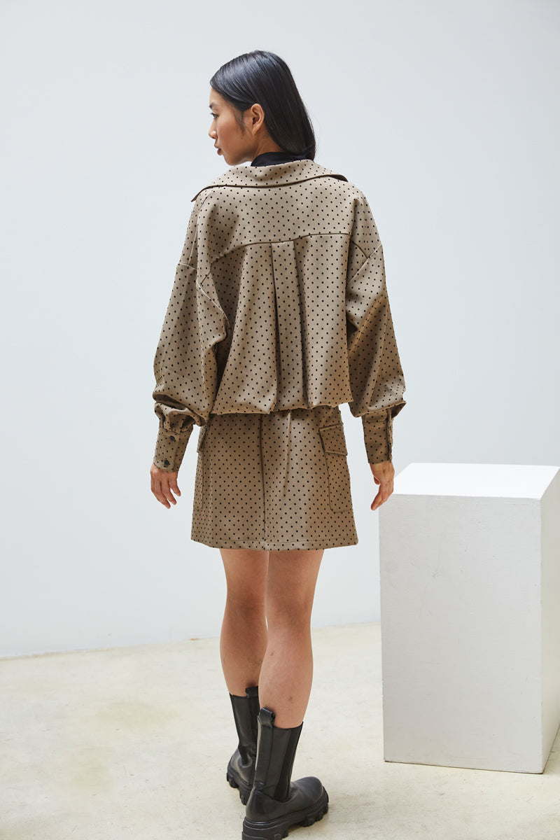 CHEMISE 2 EN 1 À POIS