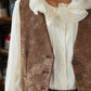 GILET SANS MANCHES FLEURIE