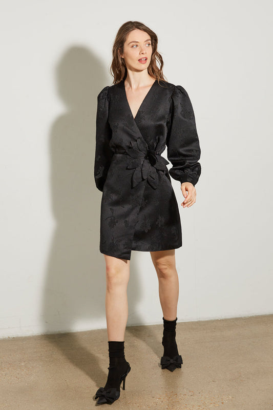 ROBE JACQUARD FLEURI