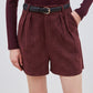 SHORT WITH GOLD BUTTONS