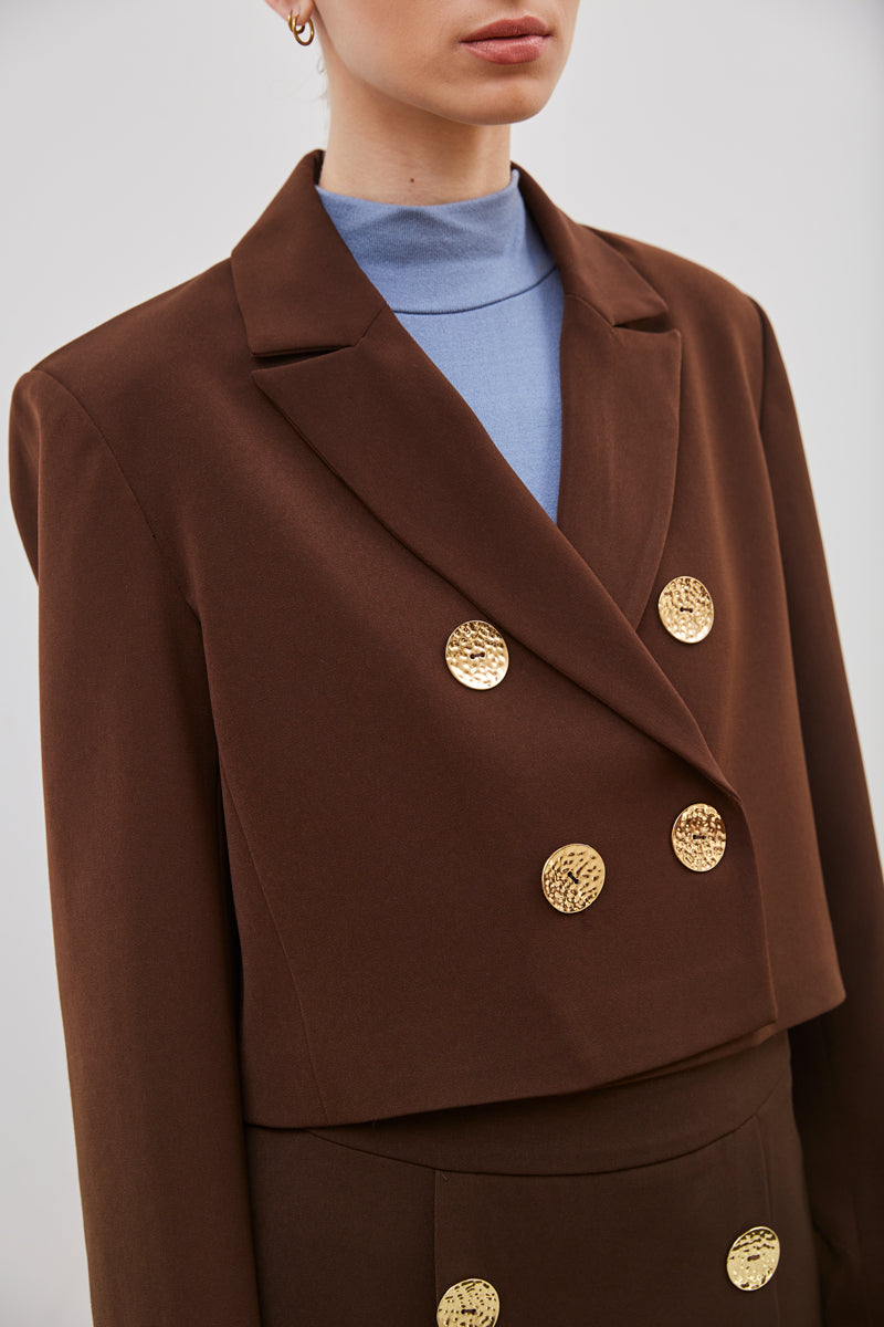 BLAZER COURT CROISÉ