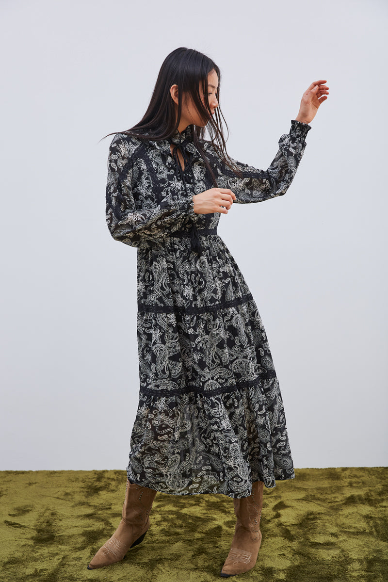 ROBE IMPRIMÉ CACHEMIRE