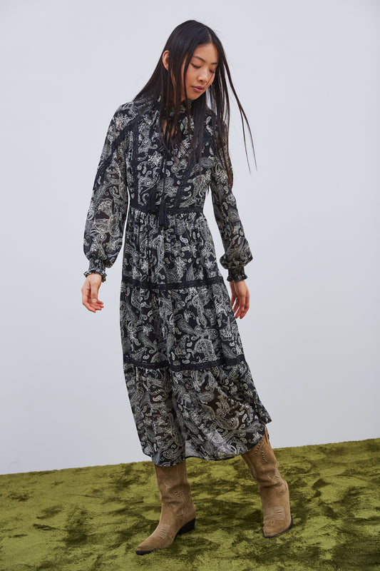 ROBE IMPRIMÉ CACHEMIRE